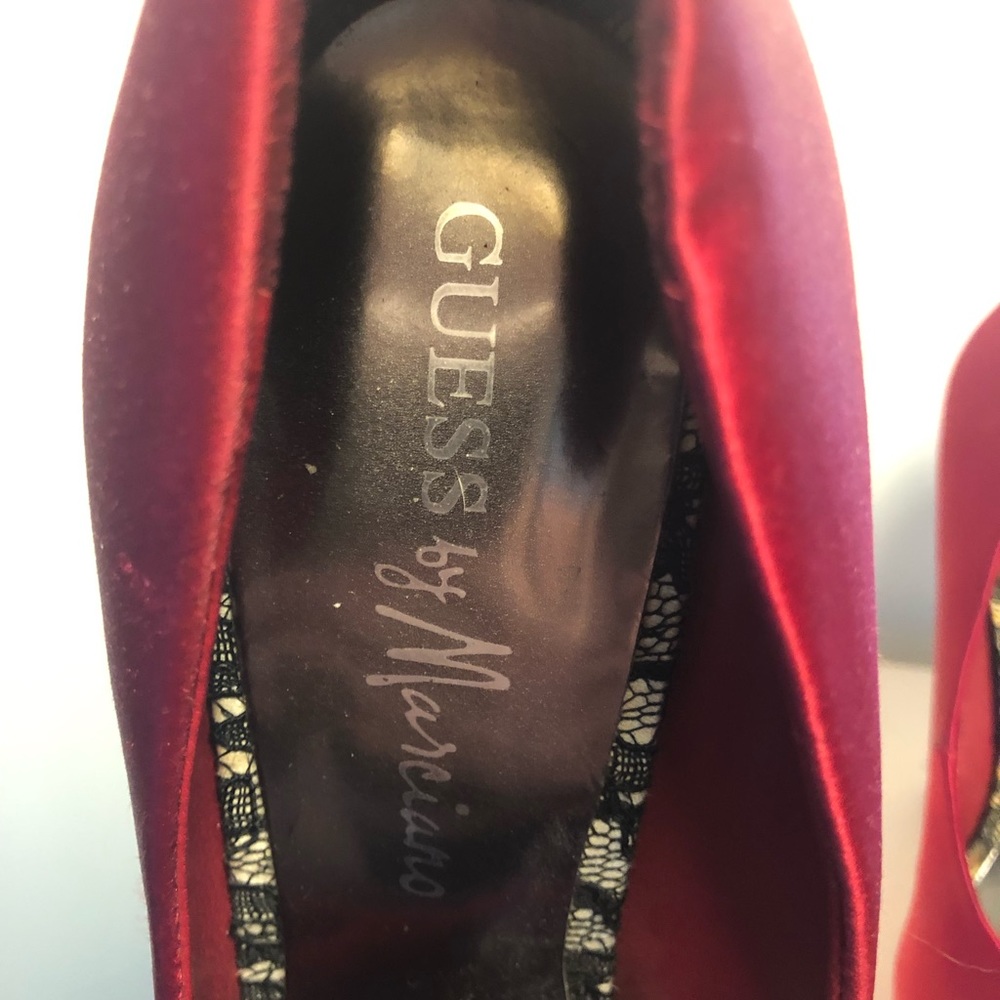 Guess by Marciano red satin pumps - Picture 8 of 8
